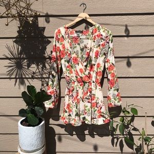 Floral Romper by Honey Punch